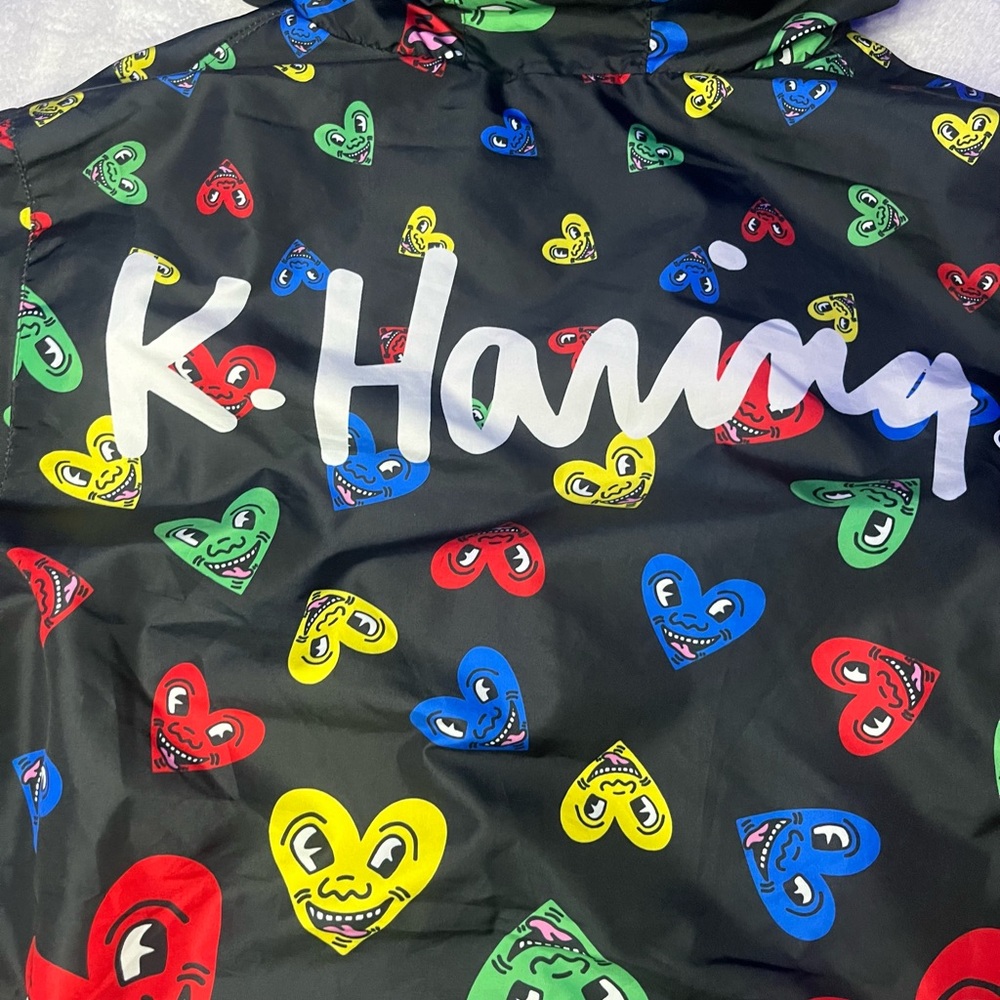 Members Only Multicolor Heart Pattern Jacket - image 6